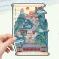 Adesivo 3D miniatura del Monte Tai per decorazione scrapbooking fai-da-te creativa - Monte Tai