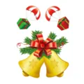 Adhesivos de ventana de Navidad decoración estática con campanas y regalos de vidrio. - Talla 10