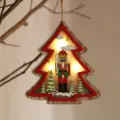 Weihnachten Holz leuchtend Nussknacker Hängeornament für Feiertag Party Dekoration. - Weihnachtsbaum
