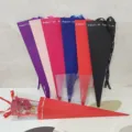 Multi-color cone rose flower packaging box with transparent PVC cover for gift wrapping. - Torch Box