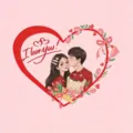 Valentine's Day romantic couple DIY sticker waterproof decorative greeting card decal. - Kiss Greeting Card Sticker