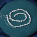Natural white freshwater pearl tablet loose beads for DIY jewelry making 5-5.5mm variant - 5.5-6mm