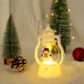Christmas LED vintage kerosene lantern mini electronic plastic candle decoration prop - Style A