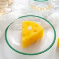 Cute cheese scented candle aesthetic triangle wax home decor novelty gift photo prop - Triangle Cheese