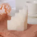 Unique geometric stair scented soy candle for home decor and photography prop details. - L Shape (Jasmine)