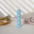 Candela profumata blu a 5 sfere decorazione per la casa estetica e minimalista - Blu