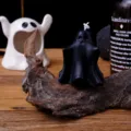Bougie parfumée fantôme noir d'Halloween décoration d'intérieur cadeau de fête - Fantôme Câlin / Noir