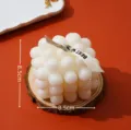 Vela aromatica de cubo con burbujas hecha a mano para decoracion del hogar, de soja 8.5cm. - Cubo de burbujas