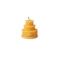 Creative 3-tier birthday cake scented candle soy wax yellow handmade decorative candle. - Yellow Cake