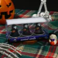 Coffret de bougies parfumées Halloween squelette sorcière en cire pour fête et décoration. - Lot de 3 sorcières