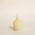 Bougie electronique LED jaune en forme de balle, decoration elegante pour fete de mariage. - 5*10.5cm