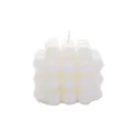 White bubble cube soy wax scented candle for home decor, relaxing mood and creative props. - 8*8*7cm / White