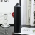 Bougie pilier parfumée noire au design pointu unique, idéale décoration intérieure et cadeaux. - 5 cm * 20 cm / Noir