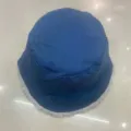 Corduroy bucket hat for women winter warm fuzzy plush lamb wool basin hat detail view - M (56-58cm) / Blue