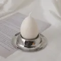 Egg shaped soy wax scented candle with metal holder home decor aesthetic photography prop - Egg-Shaped Scented Candle