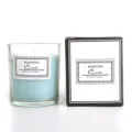 Scented candle in glass jar with gift box blue wax home decor aromatherapy gift - Sea Salt (Ocean Scent)