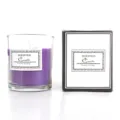 Scented candle in glass jar with purple wax and matching gift box for home decor. - Purple (Lavender)