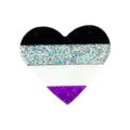 Broche cœur scintillante colorée et épingle pour vêtements de mode et accessoires de fête. - Style 9