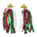 Mexican sombrero sequin tassel earrings festive party holiday dangle earrings for women - Style 3