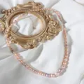 Naturfruchtwasser Perlenkette Verlauf Tropfenform 14K vergoldet elegante Schmuck Geschenk Damen - 40+5CM Verlängerungskette / Natürliche Mischfarben
