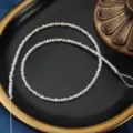 Natural freshwater pearl strand, 2.5-3mm small potato shape beads for jewelry making main view - 150 Pieces / Natural White