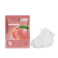 Peach foot peel mask detail showing pink package and white sheet for smooth heels. - Peach Style / 1 Pair Pack