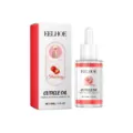 EELHOE strawberry cuticle oil for nail care, nourishing repair essence with dropper bottle. - Strawberry