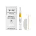 OUHOE Nail Cuticle Oil Pen Set with File and Pusher for Hand Care and Nail Nourishment - Nail Care Liquid Set