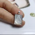 Ciondolo in argento madreperla naturale cuore sacro Vergine Maria gioiello DIY - Ciondolo Solo (Senza Catena) (Vergine Maria)