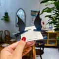 Kinder schwarze Fledermausfluegel Haarnadeln suesse Halloween Haarschmuck 1 Paar Haarspangen - Schwarze Fledermausflügel Haarspangen (Paar)