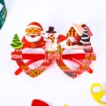 Weihnachten Cartoon Brille Kinder Party Dekoration Zubehör festliche Fotorequisiten Elch - Pfirsichförmige Weihnachts-Familienbrille