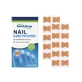 South Moon nail care patches 20pcs set, gentle formula for daily finger and toe nail health care. - 20 Pieces/Pack / Brown