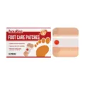 HOUKEA foot care patches provide soothing relief and skin conditioning, 12 pieces per box. - 12 Pieces