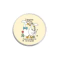 Cute cartoon white goose couple metal brooch badge with funny English quotes daily wear - Goose Couple Style (YP3827)