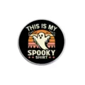 Vintage Halloween φάντασμα μεταλλική καρφίτσα, αστείο αξεσουάρ κονκάρδας για διακόσμηση. - Βίντατζ Φάντασμα (YP3084)