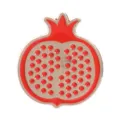 Pomegranate enamel brooch red fruit pin alloy fashion lapel jewelry accessory gift item - Red Enamel Pomegranate Shaped Style (QHXZ6267)