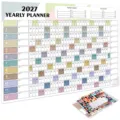 2027 yearly planner wall calendar with goals list, to-do list and colorful planning stickers. - 2027 Calendar Posters - No. 16