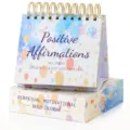 Perpetual motivational daily calendar with gift box, 365 days inspirational desk decor. - No. 1