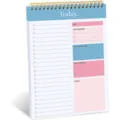 Daily planner notepad spiral bound to do list schedule organizer notebook desk pad - A5 / Style B