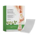 LANISKA Detox Foot Patch 5 τεμάχια σε κουτί για χαλαρωτική νυχτερινή φροντίδα και άνεση. - 5 Τεμάχια/Συσκευασία