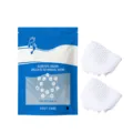 Portable silicone toe separators breathable foot care device for daily correction and comfort - White