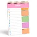 Daily planner notepad spiral bound cute desk calendar memo pad time management notepad - A5 / A5 Pink