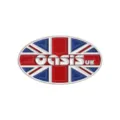 Oasis UK σημαία Union Jack μεταλλική καρφίτσα σμαλτωμένη για ρούχα και τσάντες μόδας - Όβαλ Στυλ Σημαία Ηνωμένου Βασιλείου (qhxz3925)
