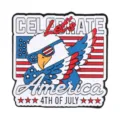 4th of July patriotic eagle enamel pin, US independence day cartoon metal badge brooches. - Eagle Pattern (UVXZ361)
