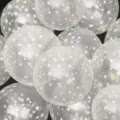 Ballons transparents avec étoiles, ballons de fête clairs pour mariage anniversaire. - Ciel Étoilé / Motif Étoile / 12 Pouces (50 Pièces/Paquet) / Transparent