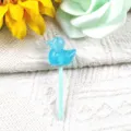 Blue resin cute duck candy charm pendant DIY jewelry accessory for handmade crafting and decoration - Blue
