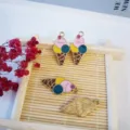 DIY ice cream enamel alloy charms detailed view, cute summer jewelry making accessories. - K-Gold Ice Cream Style / 10 Pieces Pack