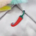 DIY colgante de chile rojo para pendientes hechos a mano y fabricación de joyas bonitas. - Chile