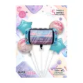 Gameconsole folieballon set met ster en ronde verjaardag ballonnen voor kinderfeest. - Verjaardag Console Set