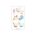 Cute cartoon unicorn temporary tattoo sticker for kids party gift waterproof design sheet - Unicorn Style (WS-124)